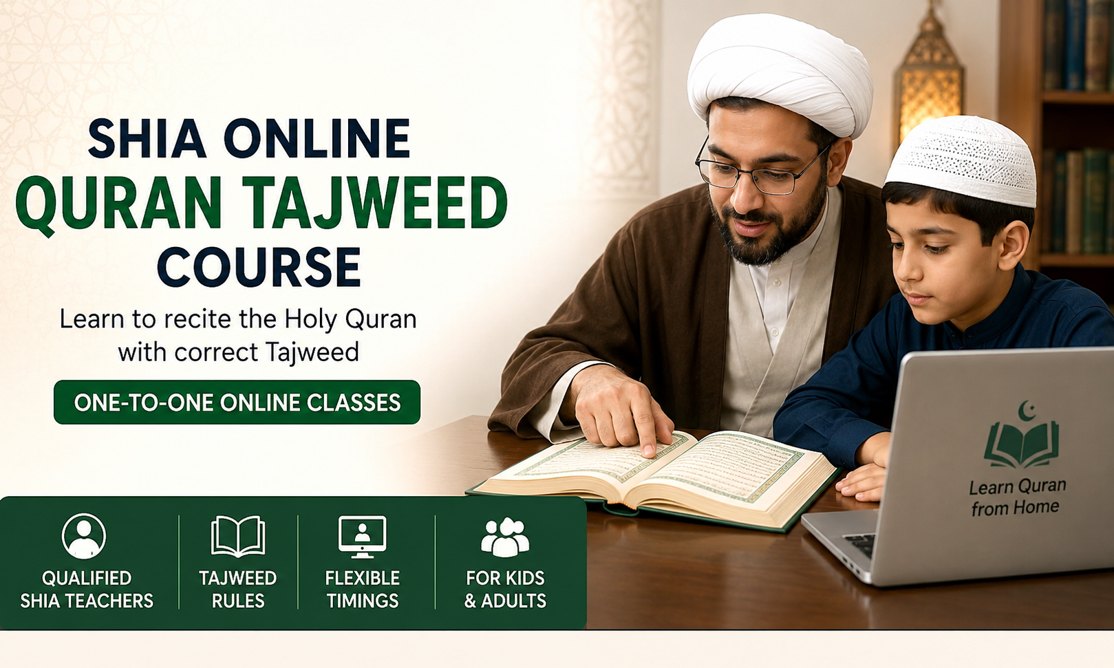 Shia Quran with Tajweed Course Online at Al Mehdi Quran Center