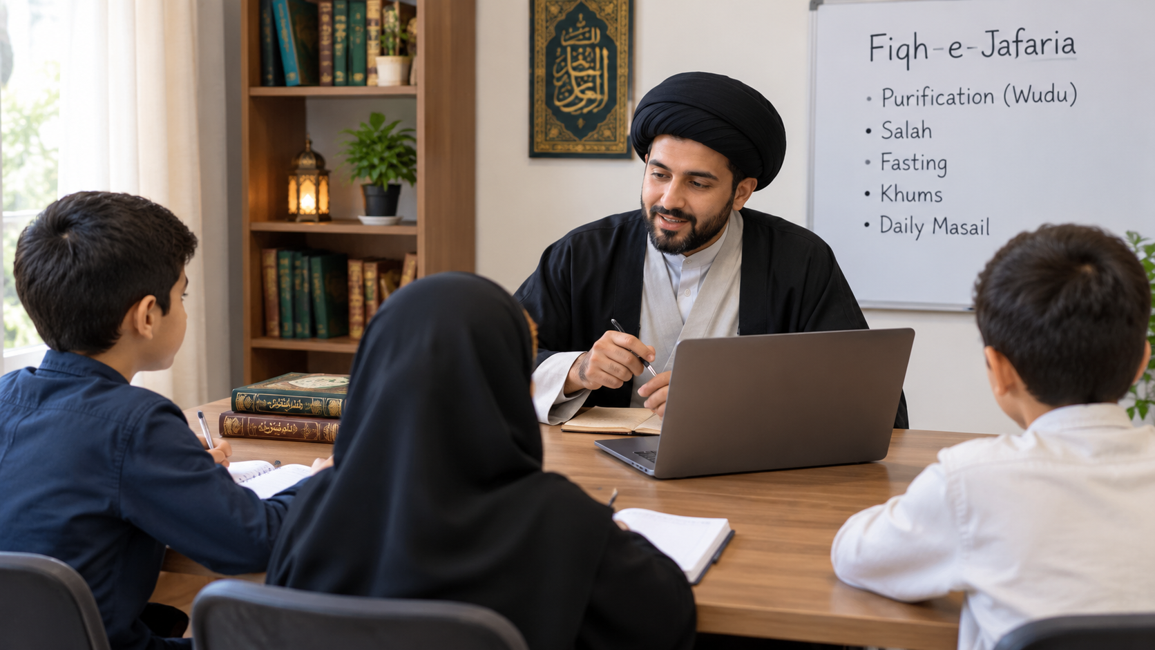 Learn Shia Fiqh Jafria online with qualified teachers and personalized guidance.